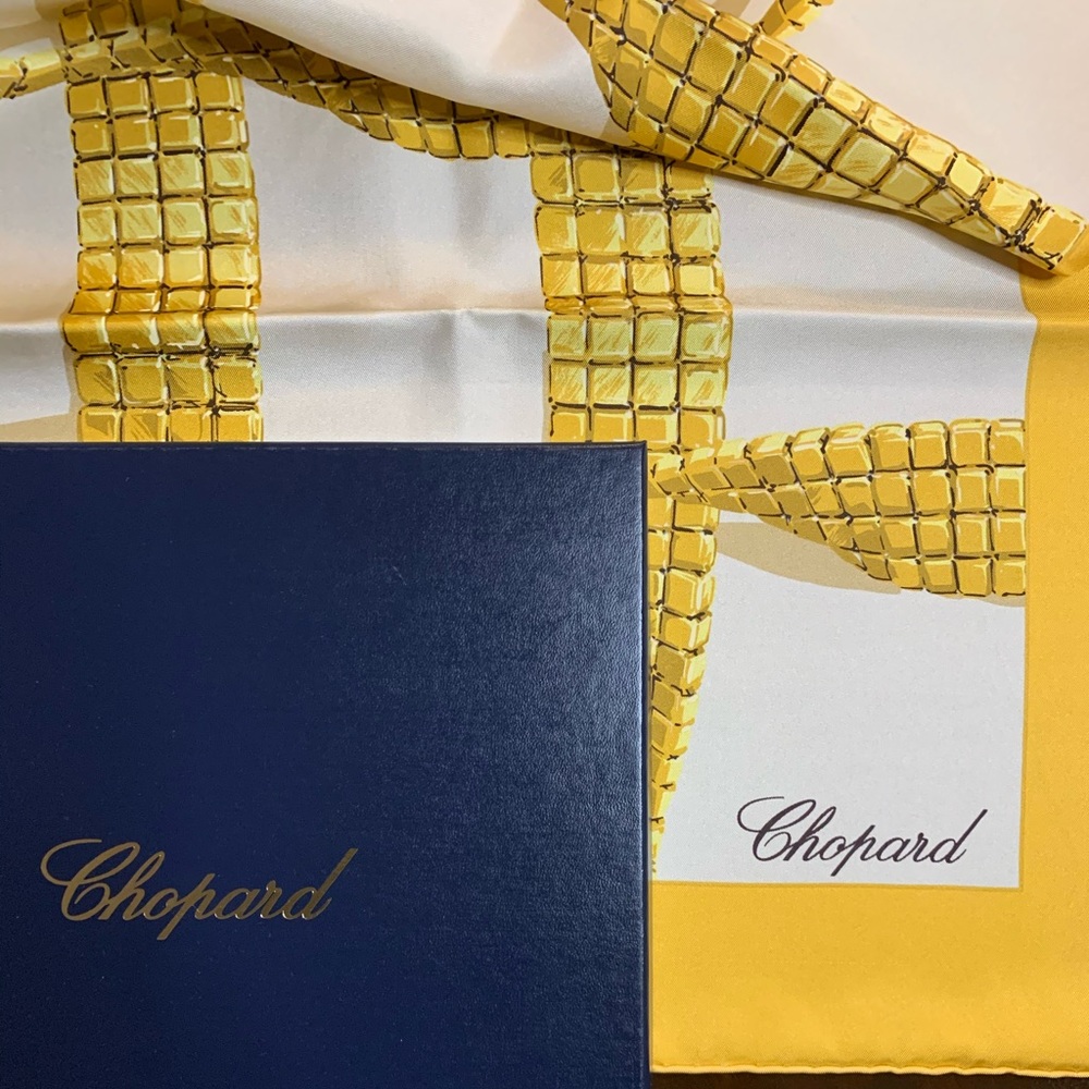 Brand New Limited Edition Chopard Silk Scarf